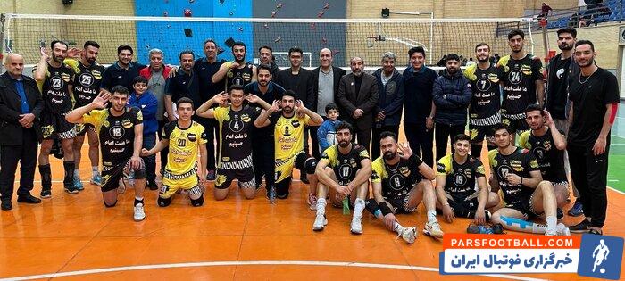 صعود تیم والیبال مقاومت بسیج به جمع ۸ تیم برتر لیگ دسته اول