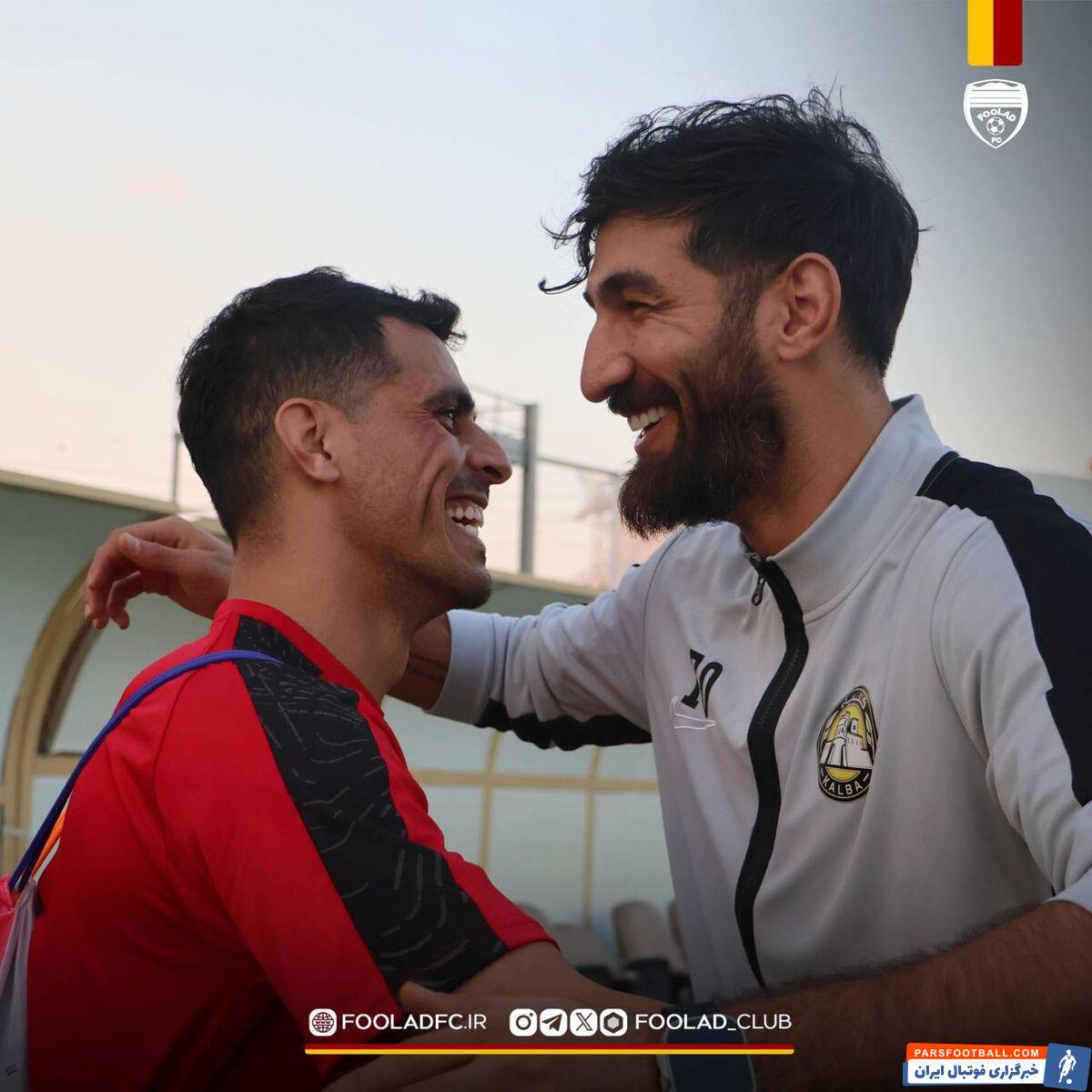 قائدی و مغانلو کنار یحیی در اردوی فولاد! + عکس