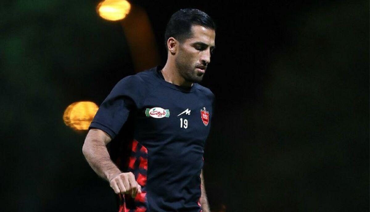 بازگشت وحید امیری به تمرینات گروهی پرسپولیس پس از مدتها دوری بهدلیل مصدومیت