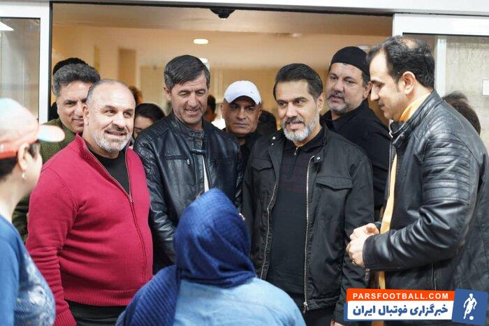 حضور کادر فنی و بازیکنان پرسپولیس در آسایشگاه خیریه کهریزک کرج