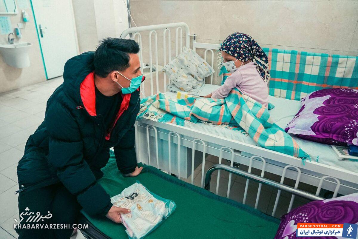 صدرنشین لیگ در صدر جدول انسانیت؛ ستاره های تراکتور به جنگ سرطان رفتند +عکس