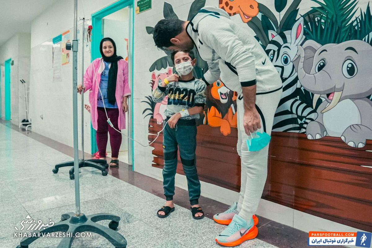 صدرنشین لیگ در صدر جدول انسانیت؛ ستاره های تراکتور به جنگ سرطان رفتند +عکس