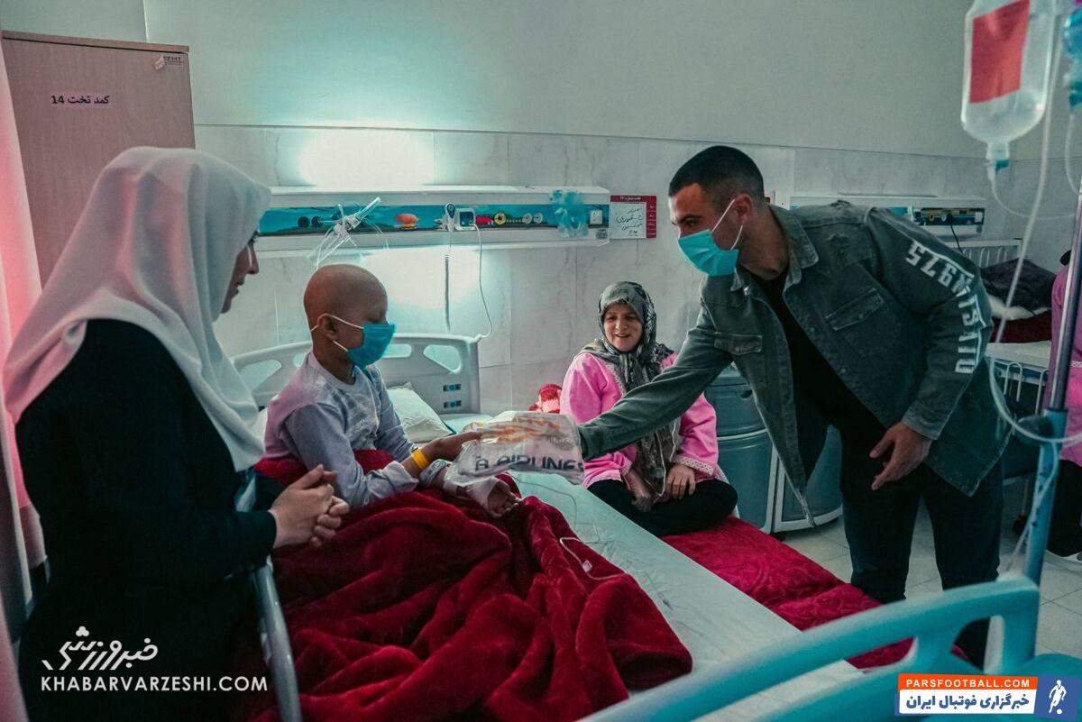 صدرنشین لیگ در صدر جدول انسانیت؛ ستاره های تراکتور به جنگ سرطان رفتند +عکس