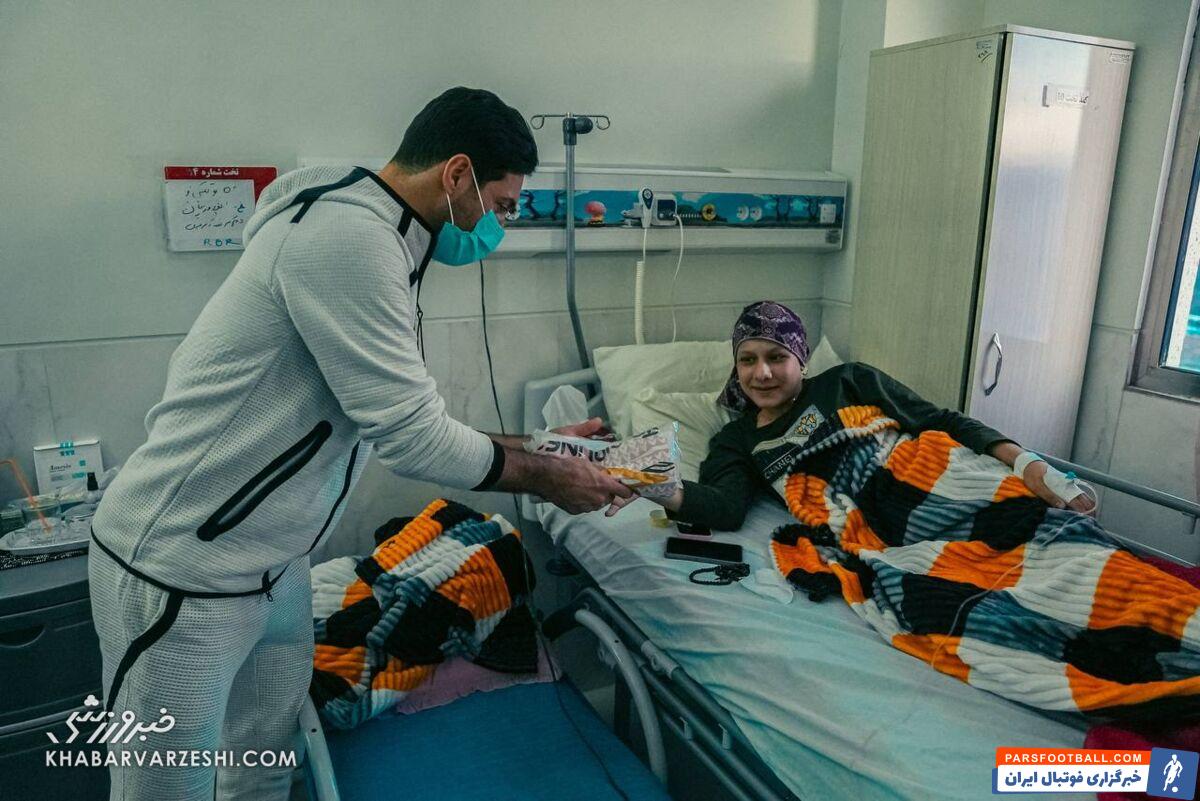 صدرنشین لیگ در صدر جدول انسانیت؛ ستاره های تراکتور به جنگ سرطان رفتند +عکس