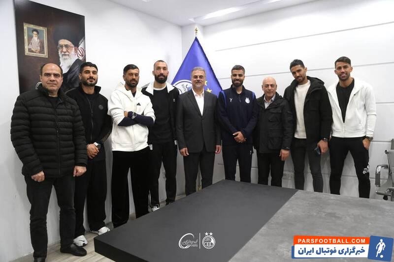 آشتی‌کنان رضاییان و حسینی در حضور یک مدیر +عکس