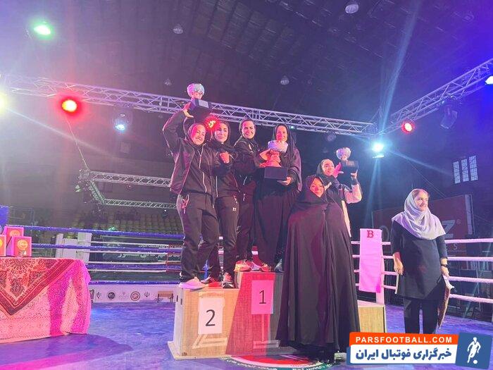 کیک‌بوکسینگ قهرمانی بانوان کشور؛ تهران بر سکوی نخست ایستاد