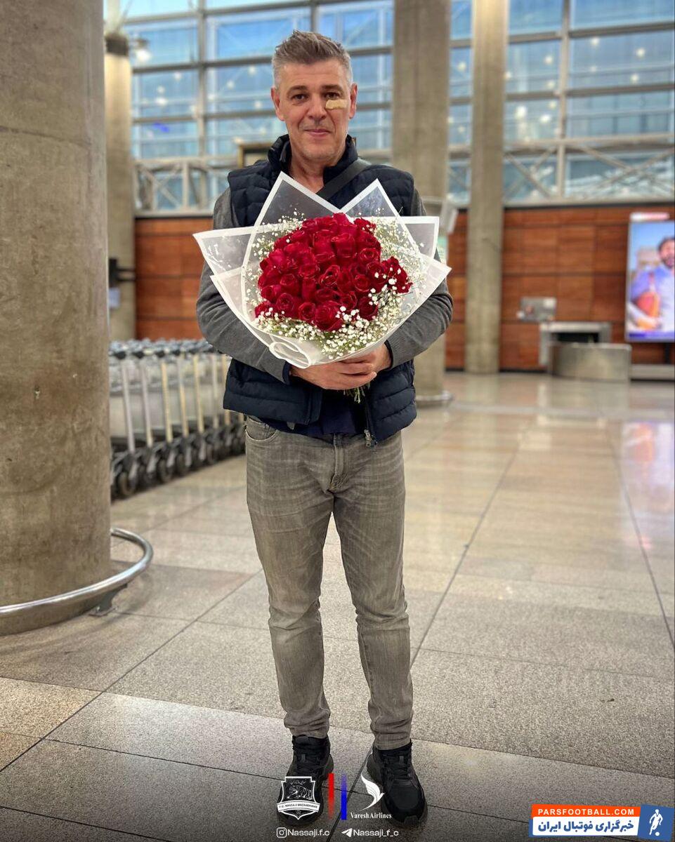 سرمربی جدید نساجی وارد ایران شد