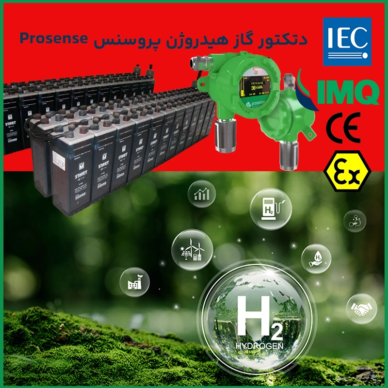 دتکتور گاز هیدروژن H2 و نحوه خرید سنسور هیدروژن پروسنس