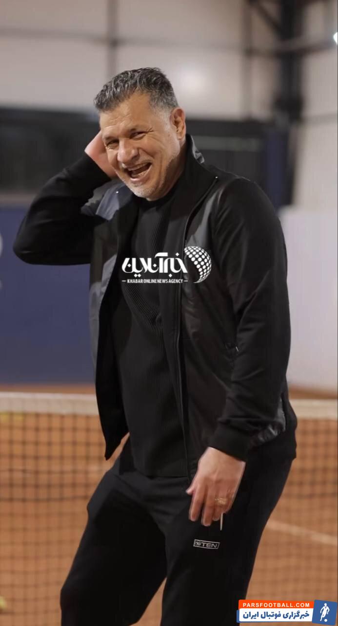 عکس | علی دایی تنیسور شد