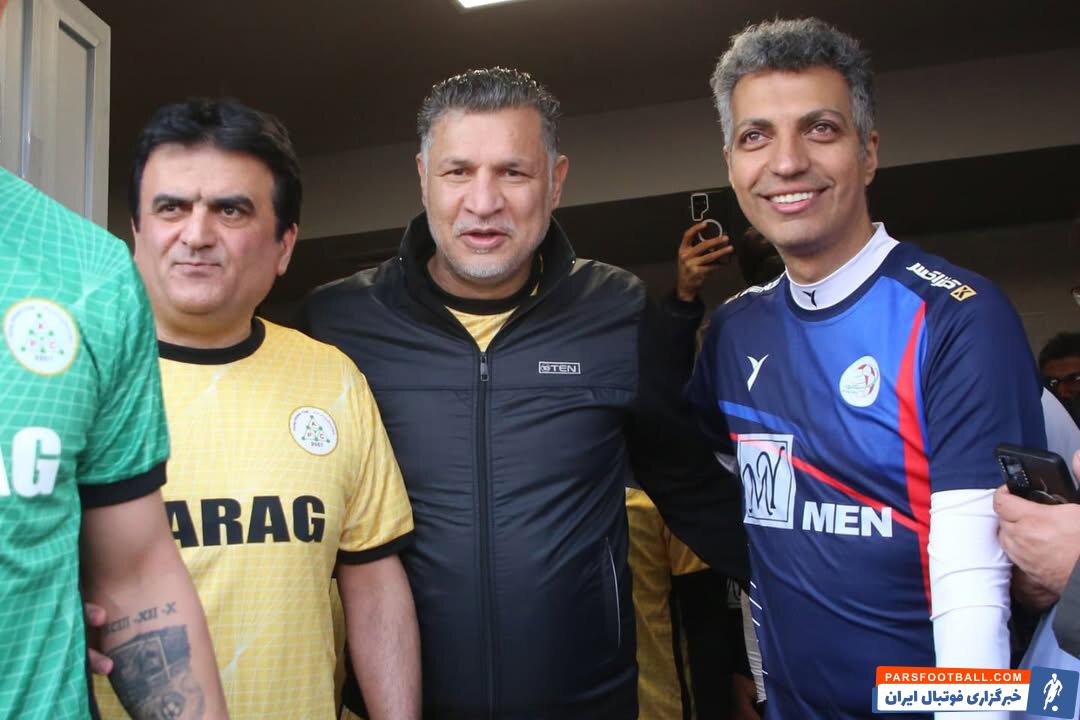 عکس | فریم به فریم با دوئل علی دایی با فردوسی‌پور در زمین فوتبال