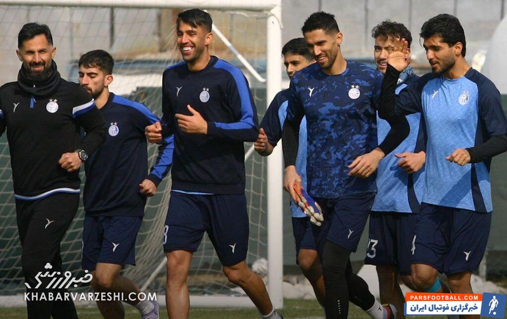 قهقهه آرش رضاوند از خاطره زبیر/ حال و هوای متفاوت تمرین ریکاوری استقلال +عکس