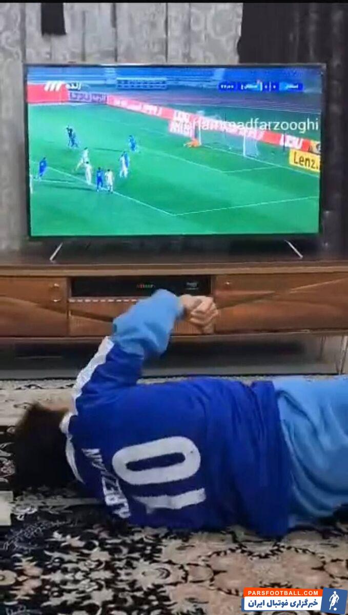 تشکر و قدردانی علی نظری جویباری مدیرعامل استقلال از محمد فرزوقی هوادار این تیم