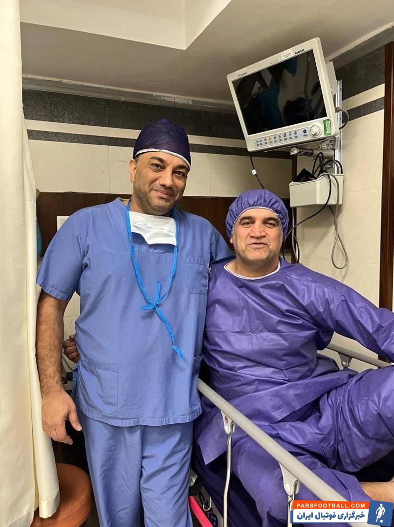 بهزاد غلامپور مربی پیشین استقلال مینیسک زانوی خود را جراحی کرد