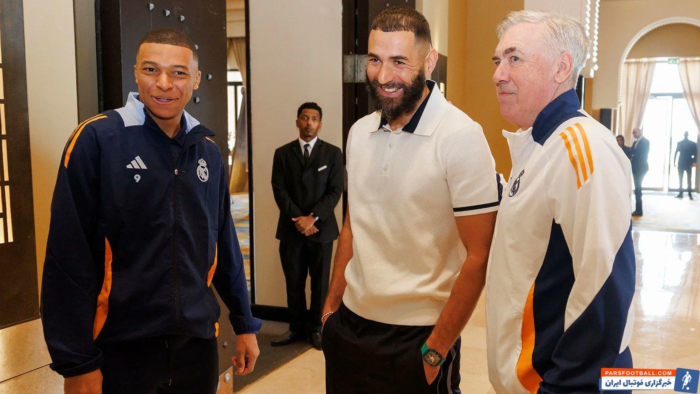 بنزما ؛ حضور کریم بنزما در اردوی رئال مادرید در عربستان