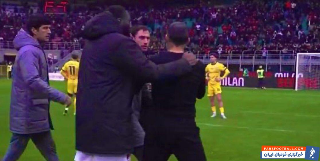 میلان ؛ درگیری کونسیسائو سرمربی میلان با کالابریا کاپیتان تیمش