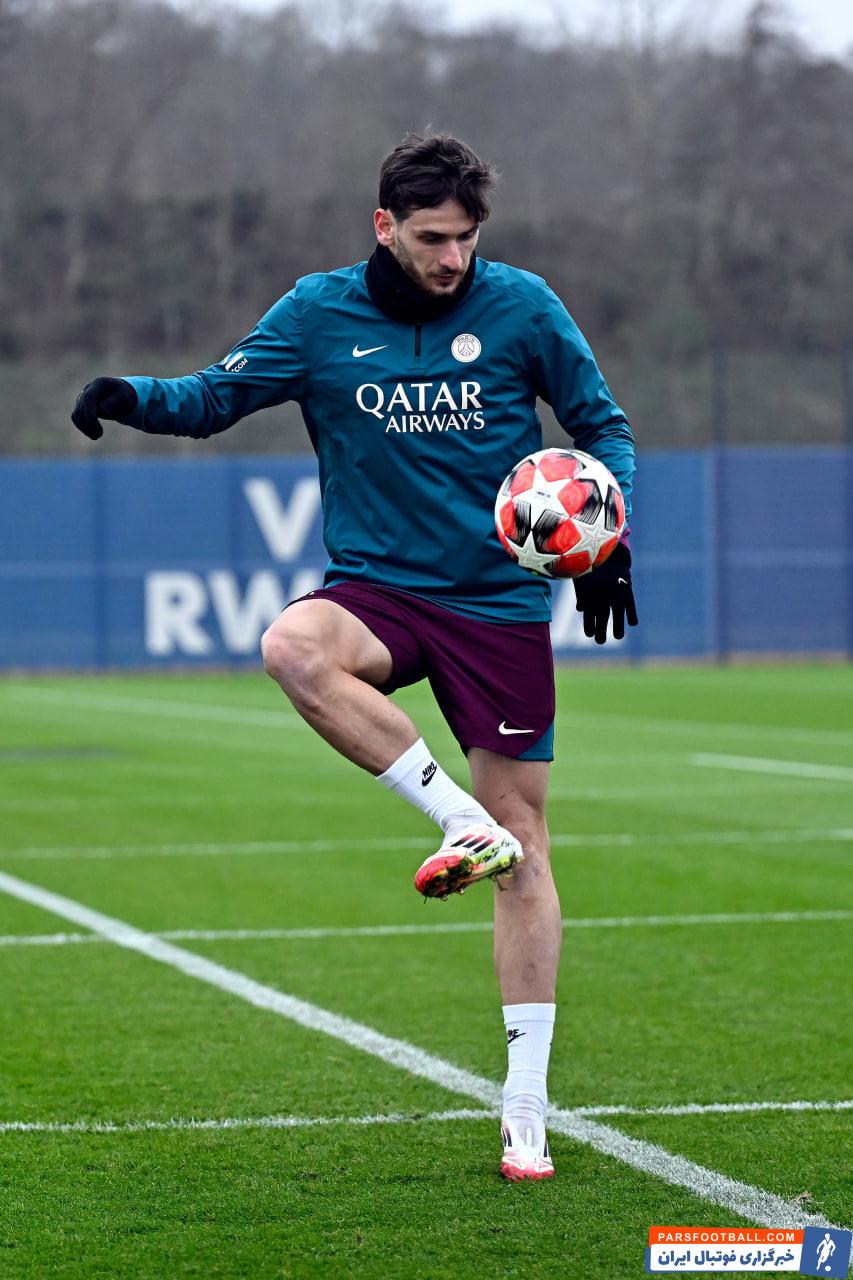 کواراتسخلیا ؛ خویچا کواراتسخلیا در تمرین پاری سن ژرمن