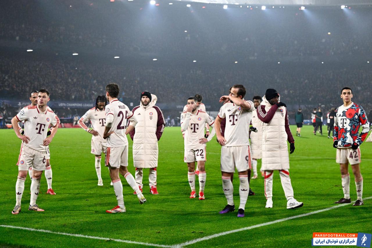بایرن مونیخ ؛ برتری آماری بایرن مونیخ برابر فاینورد در شب شکست سه بر صفر