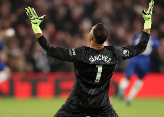 منچسترسیتی ؛ اشتباه بزرگ رابرت سانچز گلر چلسی برابر ارلینگ هالند مهاجم منچسترسیتی