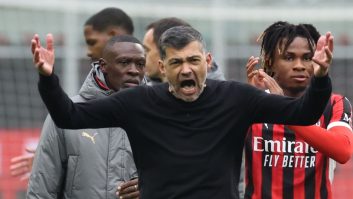 میلان ؛ درگیری کونسیسائو سرمربی میلان با کالابریا کاپیتان تیمش