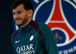 کواراتسخلیا ؛ خویچا کواراتسخلیا در تمرین پاری سن ژرمن