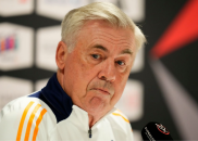 آنچلوتی ؛ دیدار آنچلوتی و هانسی فلیک مربیان رئال مادرید و بارسلونا قبل از سوپرکاپ