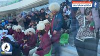 کلیپ رقص محلی هواداران ترکمن استقلال پیش از شروع بازی دربی 105