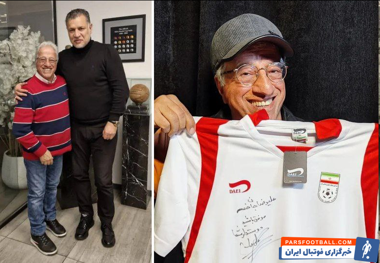 عکس| دیدار بابا پنجعلی با علی دایی