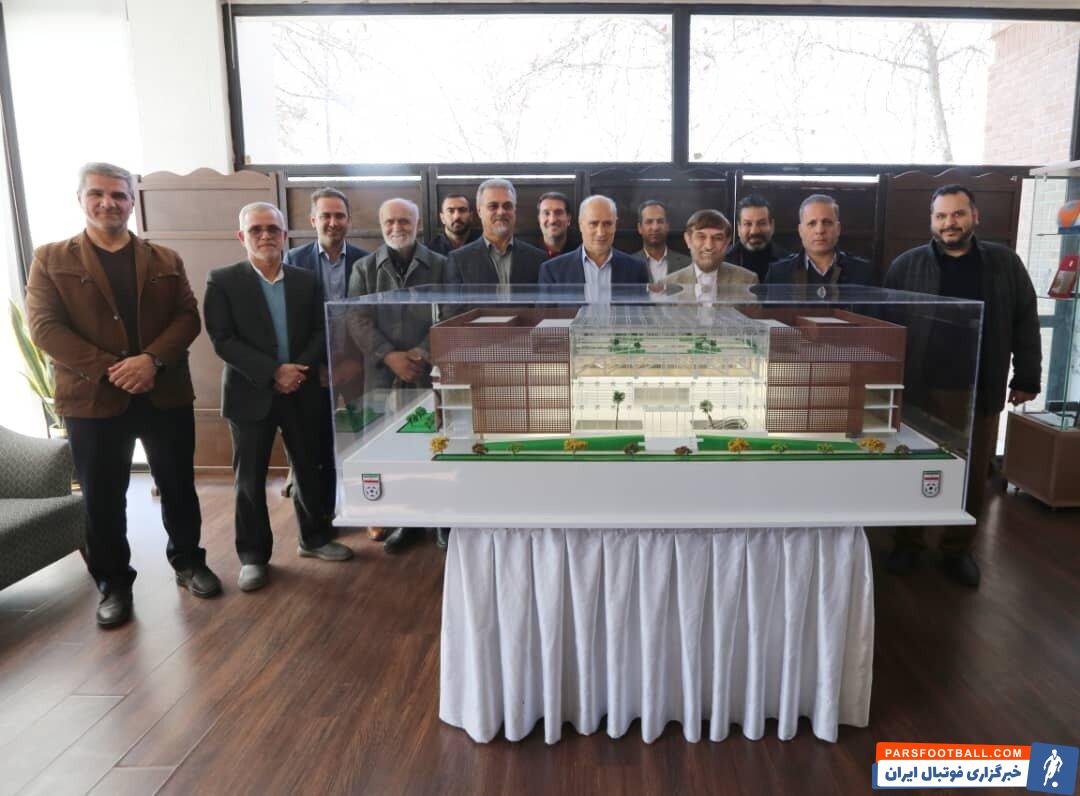 رونمایی از ماکت ساختمان جدید فدراسیون فوتبال / تاج: ۲ سال آینده آماده می‌شود
