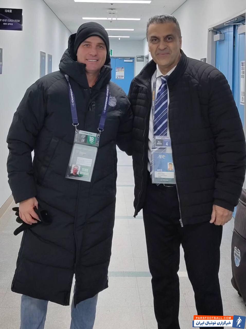 عکس | ملاقات اوسمار ویرا با یک ایرانی!