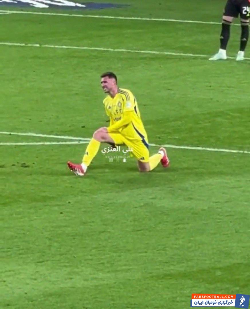 امریک لاپورت بهترین مدافع النصر قبل از بازی با استقلال در آسیا خانه نشین شد