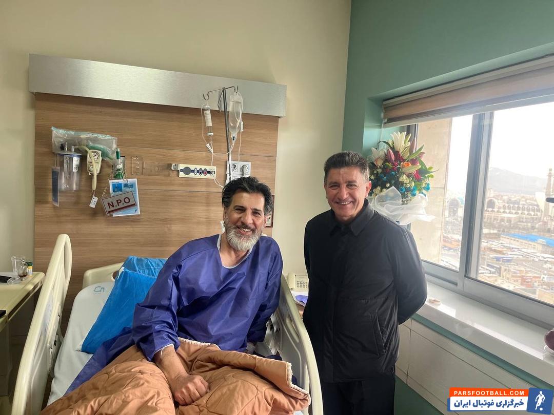 امیر قلعه‌نویی همراه شاهرخ بیانی ستاره دهه ۷۰ استقلال تا اتاق عمل