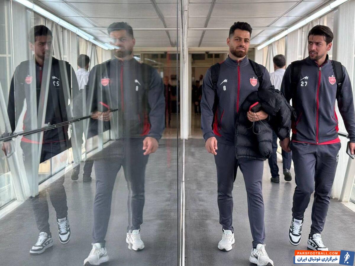 کاروان پرسپولیس راهی اراک شد+گزارش تصویری