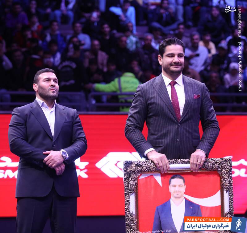 عکس/ تجلیل از قهرمان ترکیه‌ای المپیک در تهران