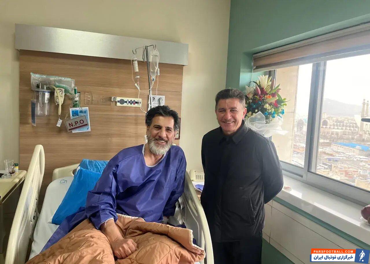 عکس | قلعه‌نویی بر بالین یاغی استقلال رفت