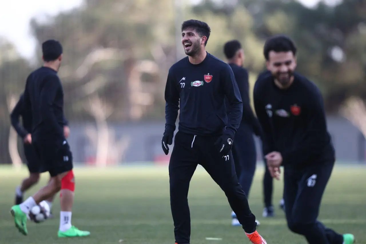 تمرین شاداب پرسپولیس پیش از شهرآورد