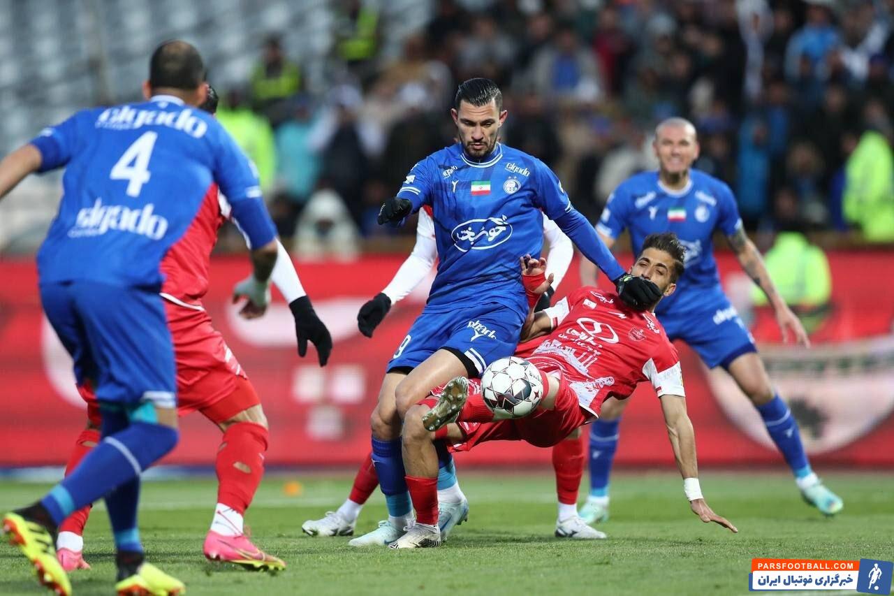 عکس| جنجالیترین صحنه دربی که استقلالیها به آن اعتراض داشتند