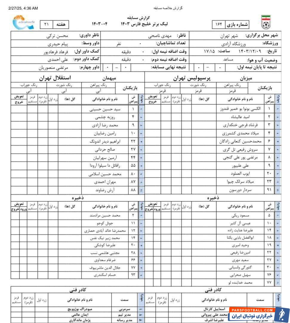پوسترسازان آبی روی نیمکت استقلال+ عکس