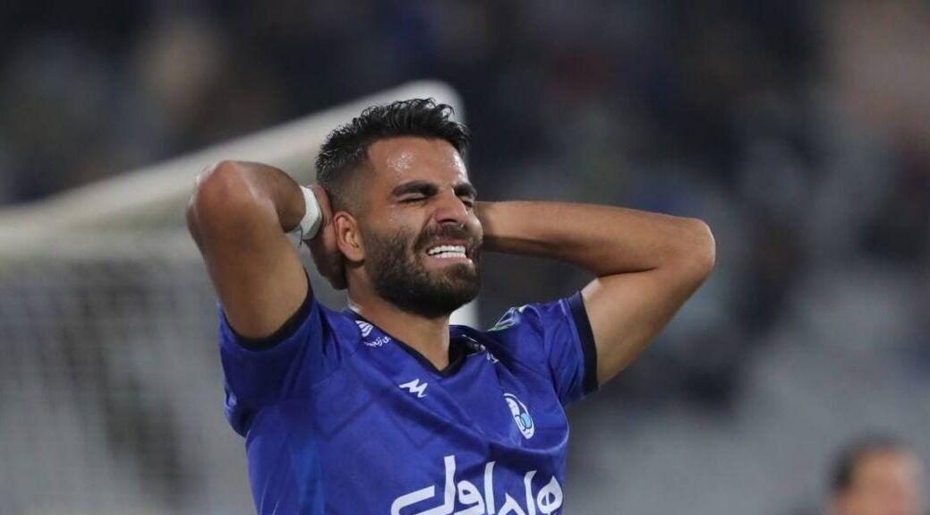 پس از انتشار پوستر باشگاه استقلال برای جدال با شمس آذر مرادمند مصدوم شد