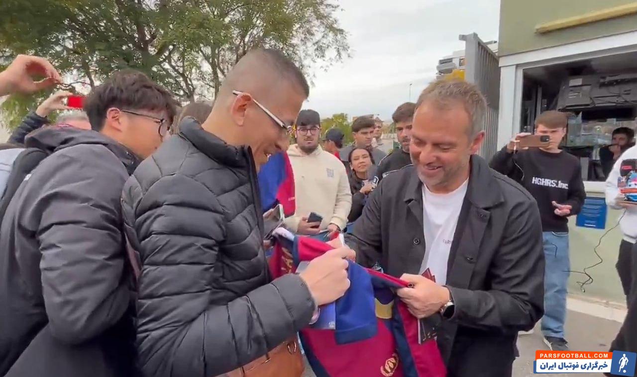 فلیک ؛ هواداران بارسلونا با کیک تولد و شمع تولد فلیک را جشن گرفتند 