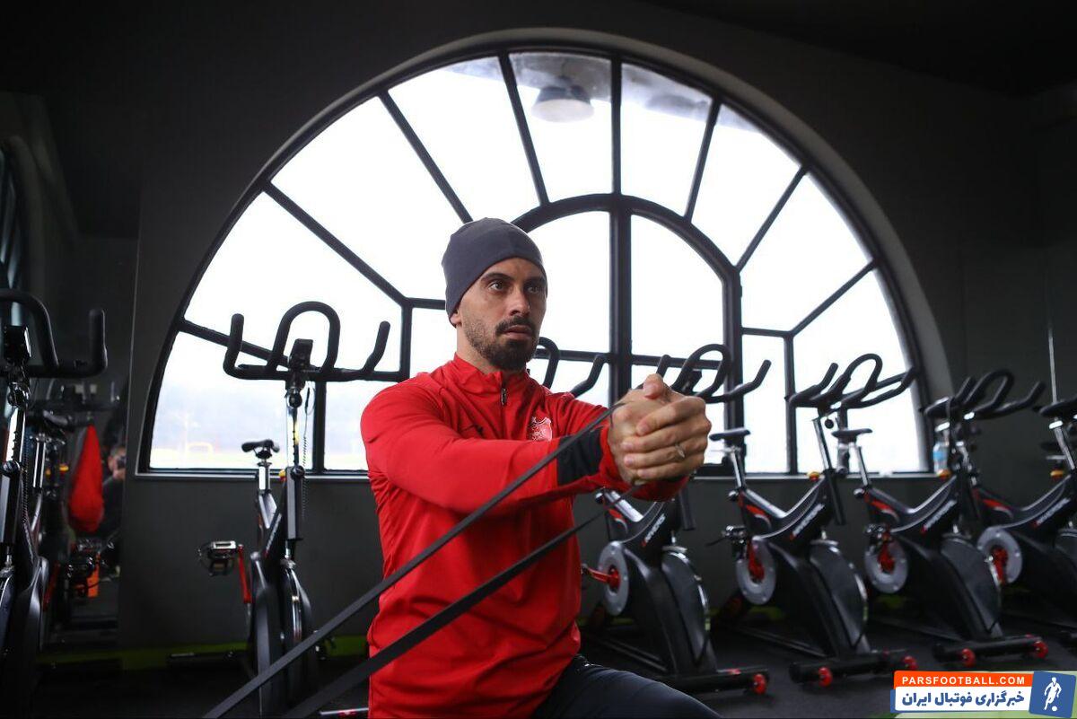 گزارش تصویری ریکاوری بازیکنان پرسپولیس پس از باخت به سپاهان