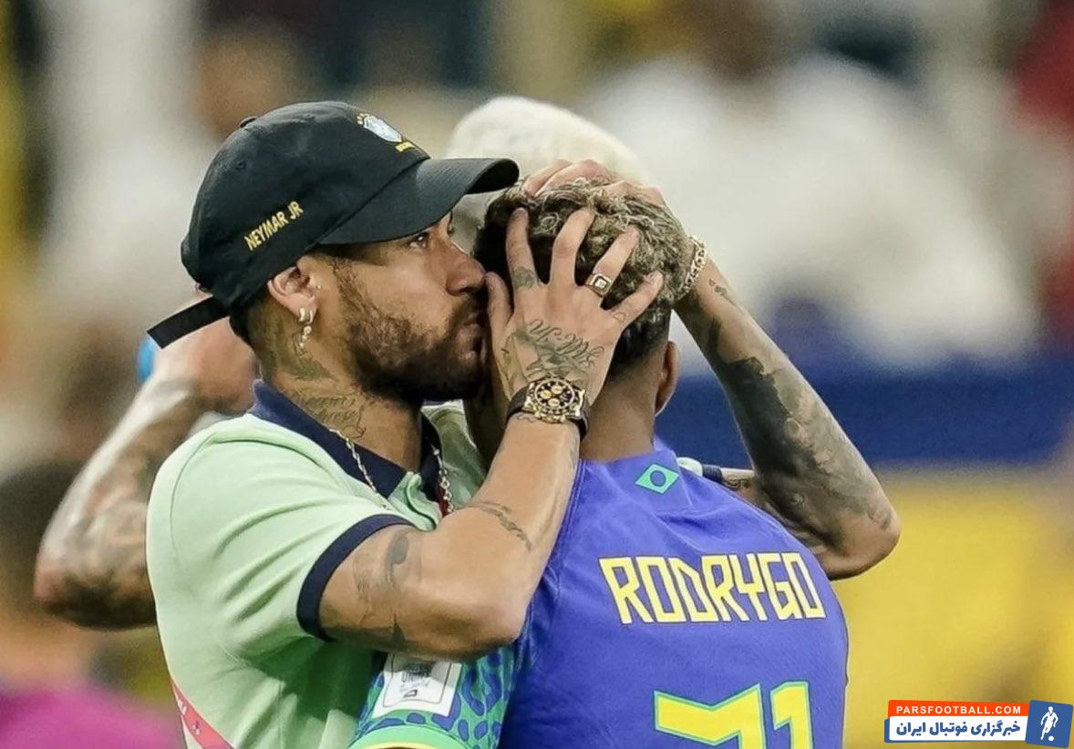 رودریگو با پیراهن نیمار در باشگاه سانتوس