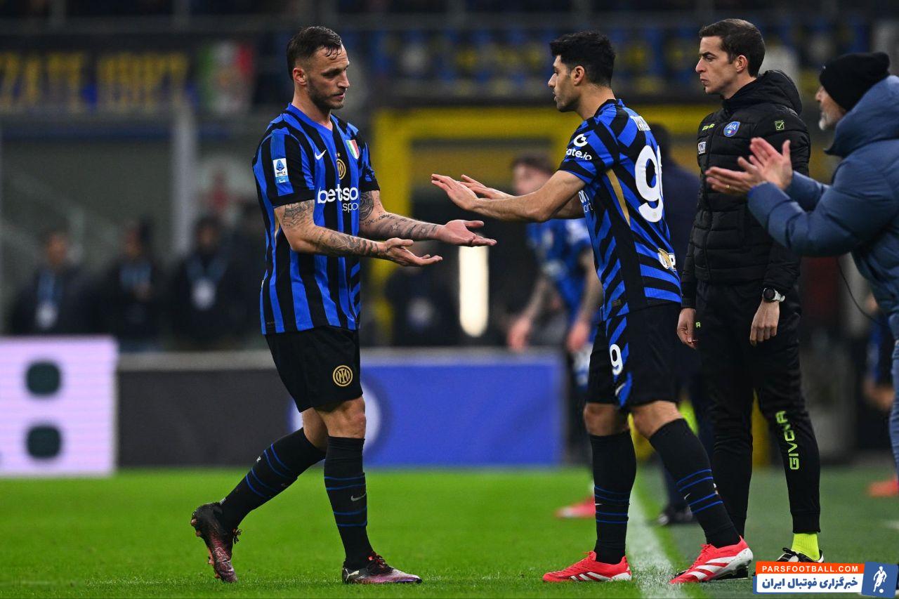 آرناتوویچ ؛ ناراحتی مارکو آرناتوویچ از تعویض شدنش با طارمی در دیدار اینتر-فیورنتینا