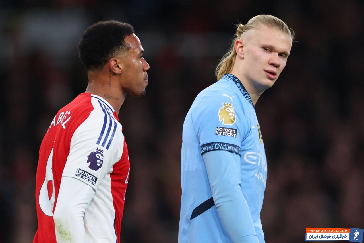 گابریل ؛ تبریک پیروزی آرسنال به هوادارن از سوی گابریل با عکس خودش در کنار هالند