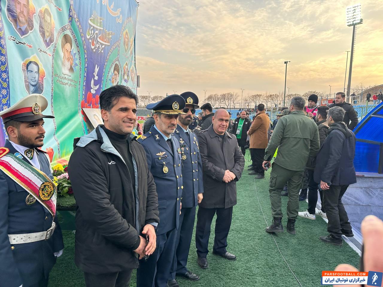 پرسپولیس ؛ تصاویری از گرامیداشت یاد شهید بلوخانی قبل از آغاز دیدار پرسپولیس-گل گهر 