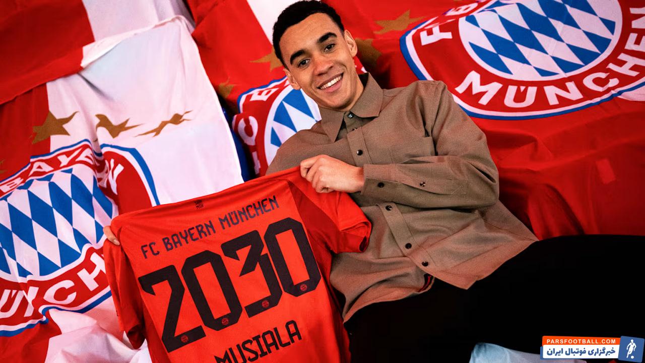 موسیالا ؛ تمدیدقرارداد جمال موسیالا با بایرن مونیخ تا 2030