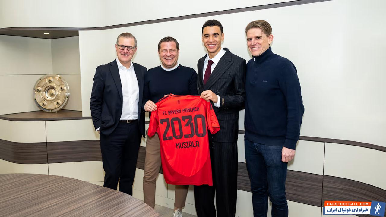 موسیالا ؛ تمدیدقرارداد جمال موسیالا با بایرن مونیخ تا 2030