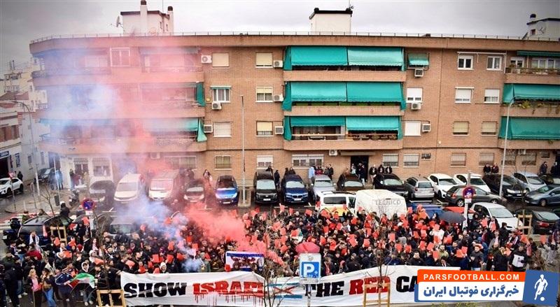 هواداران رایووایکانو وحمایت آنها از مردم فلسطین