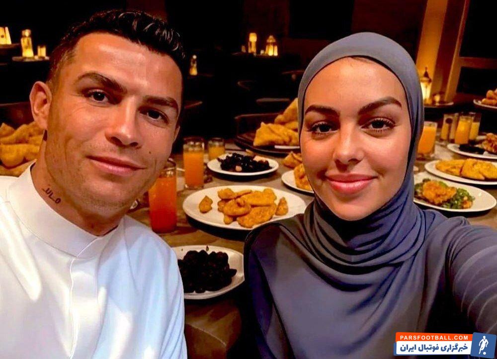 عکس | حجاب فتوشاپی همسر رونالدو برای ماه رمضان