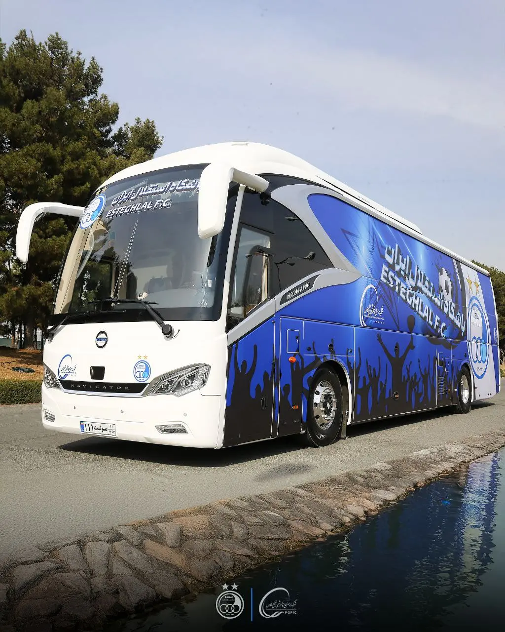 رونمایی از اتوبوس VIP باشگاه استقلال