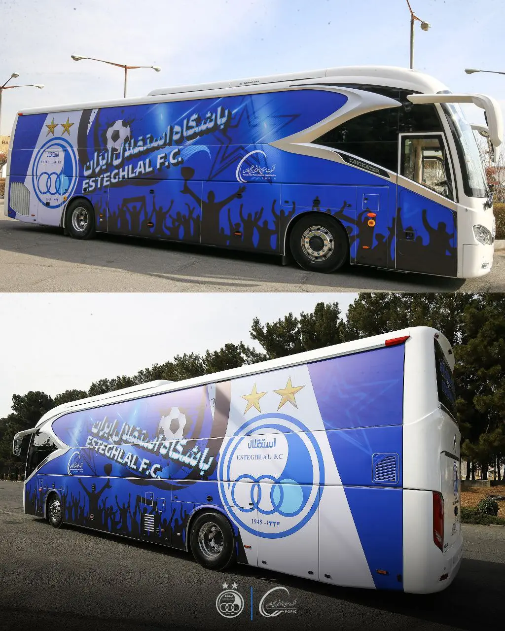 رونمایی از اتوبوس VIP باشگاه استقلال